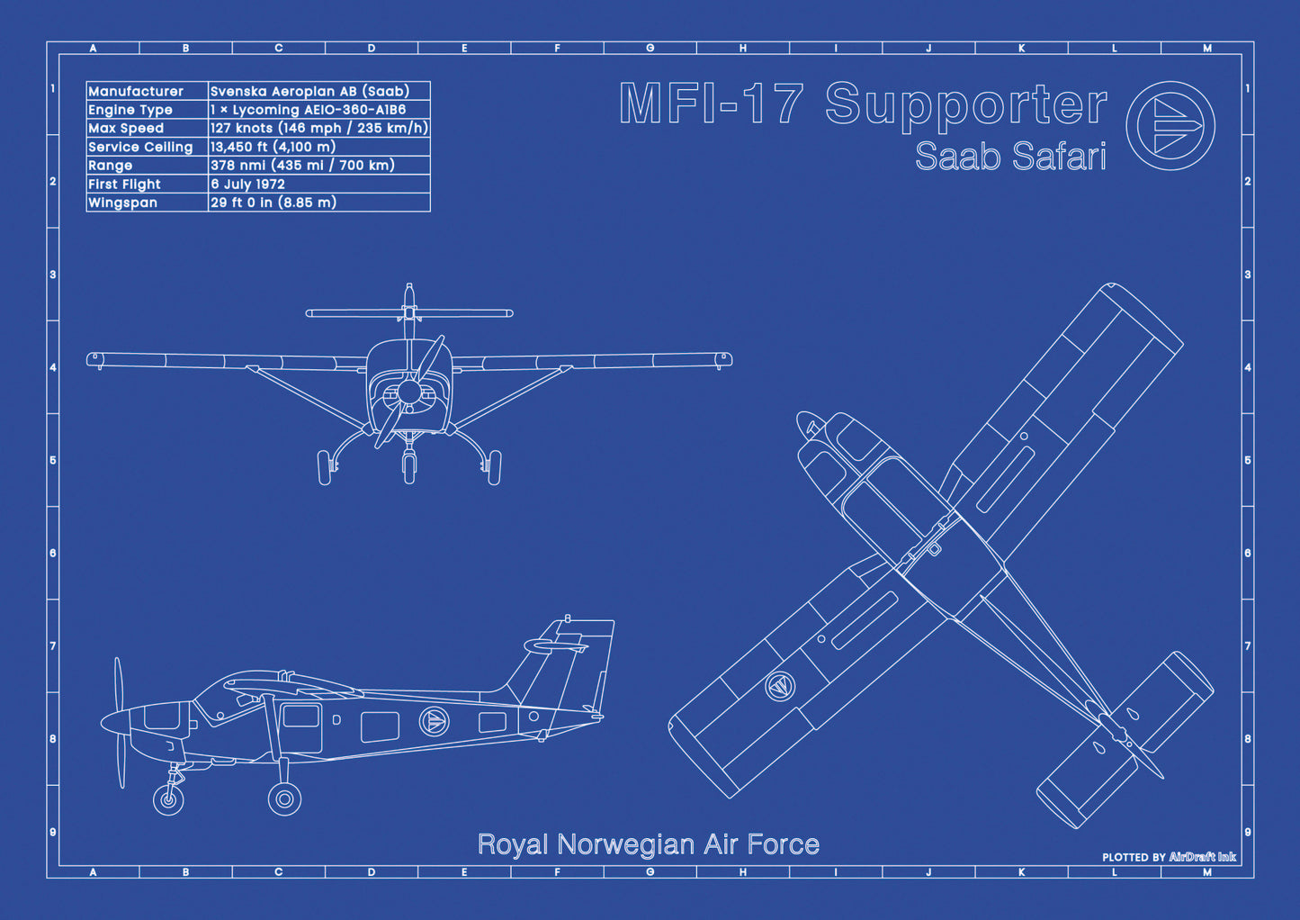 Saab MFI-17 Supporter RNoAF